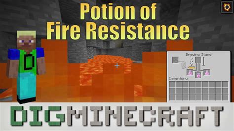 Minecraft Fire Resistance Potion Recipe 8 Minutes Bios Pics