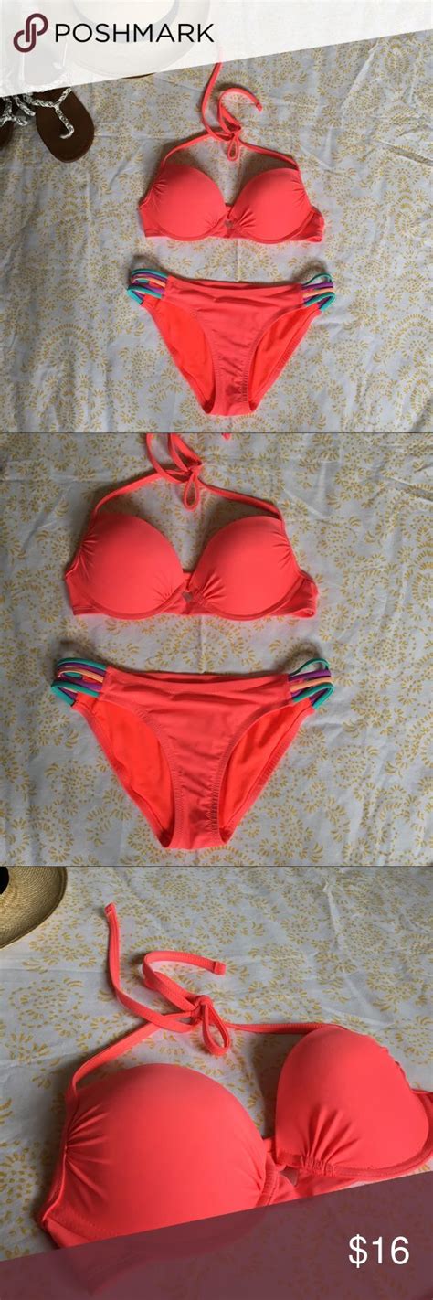 Cute Bright Bikini From Xhilaration Cute Bright Orange Pinkish