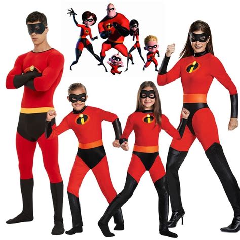 The Incredibles Costume Jack Parr Cosplay Jumpsuit Incredibles Bob Parr ...