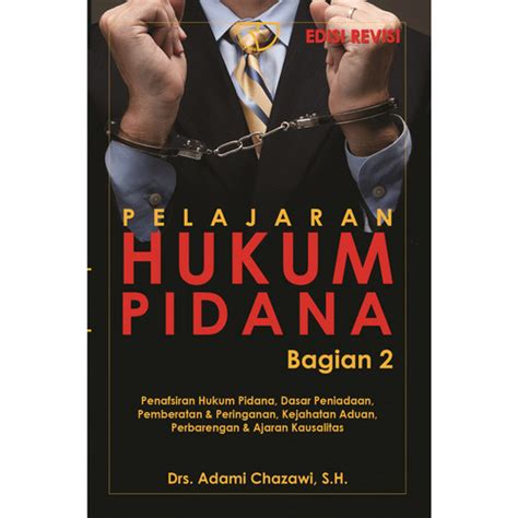 Jual Pelajaran Hukum Pidana Adami Chazawi Kota Denpasar