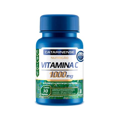 Vitamina C 1000mg 30 Comprimidos Catarinense Em Promoção Ofertas Na Americanas