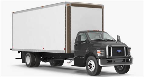 Box Truck Ford 2019 F 650 3d Model Cgtrader