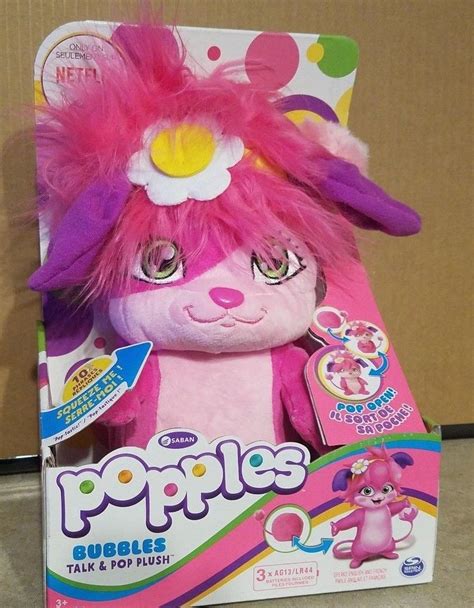 Popples Talking Plush Bubbles Nib Free Shipping 1872244215