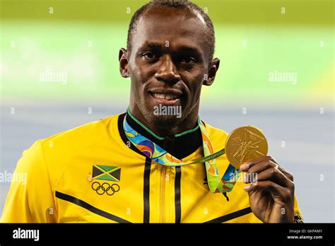 Rio De Janeiro Rj 19082016 Athletics Rio 2016 Olympics Usain