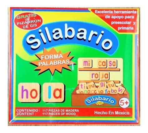 Silabario Juguete Madera Material Juego Did Ctico Ni Os En Venta En