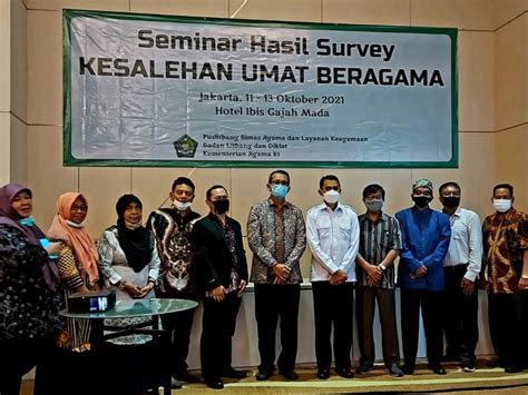 Survei Litbang Kemenag Indeks Kesalehan Sosial Masyarakat Sangat Baik