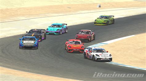 Porsche GT4 At Laguna Seca IRacing OMEC Season 1 Race 6 YouTube