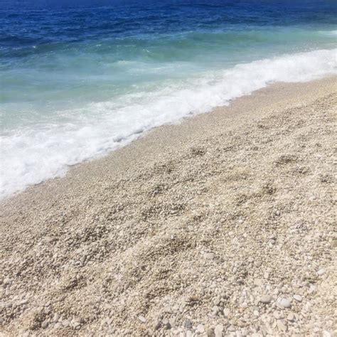 Onda Suave De Oceano Azul Na Praia Foto De Stock Imagem De Areia