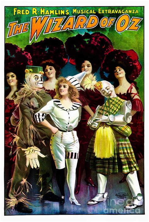 The Wizard Of Oz Poster 1903 Musical Extravaganza Art Print By Sad Hill Bizarre Los Angeles