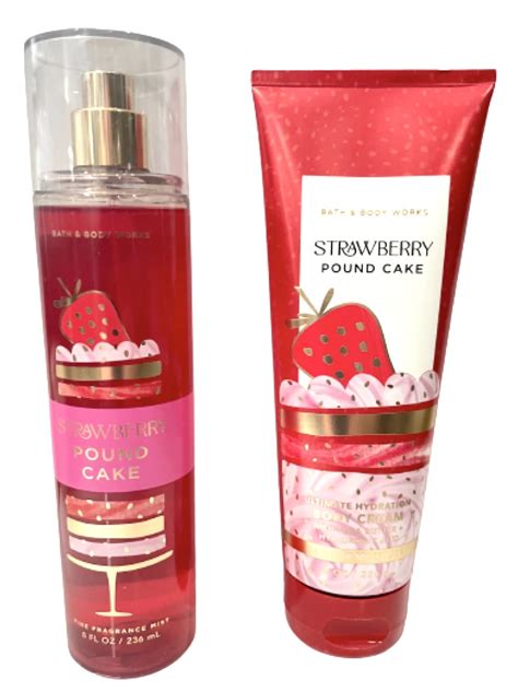 Buy Bath Body Worksstrawberry Pound Cake Pc Bundle Fine