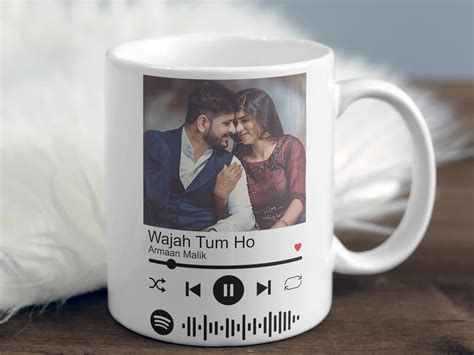 Customized Ceramic Spotify Mug With Photo - Incredible Gifts