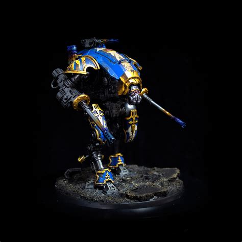 Armiger Helverine Ultramarines Imperial Knight Painting Commission