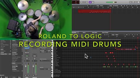 Recording Midi With Roland Drums To Logic X Pro Using A Usb Cable Youtube