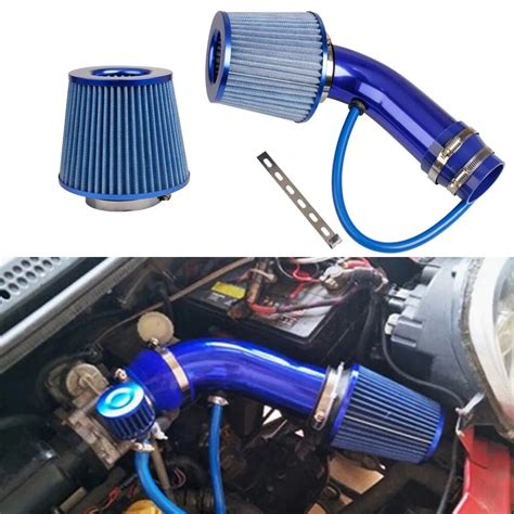 Universal Car Cold Air Intake Filter Alumimum Induction Kit Pipe Hose