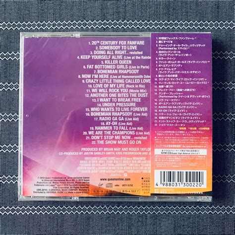 Bohemian Rhapsody Original Motion Picture Soundtrack Japan Edition