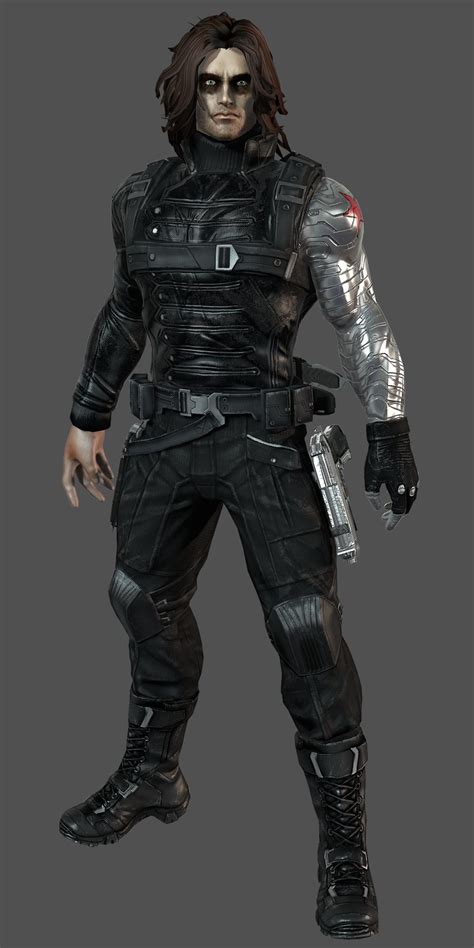 Winter Soldier Marvel Heroes Complete Costume List