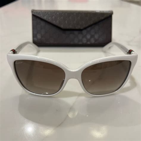 Gucci Accessories Gucci Pearl White Sunglasses Gg3645s Vk6ha Poshmark