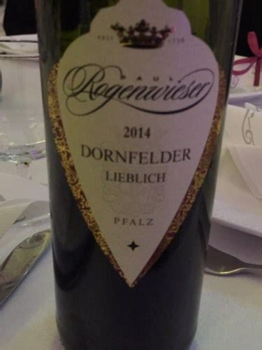 Paul Rogenwieser Dornfelder Lieblich Vivino Us