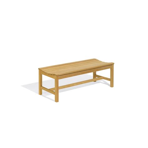 Oxford Teak 4′ Backless Bench Oxford Garden