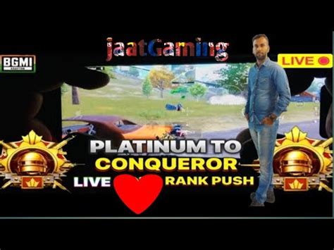 Jaat Gaming Day 15 YouTube BGMI Live RANK PUSH Bgmi Jaat Headshot