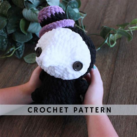 Doctor Plague Crochet pattern – Ohana Craft Amigurumi