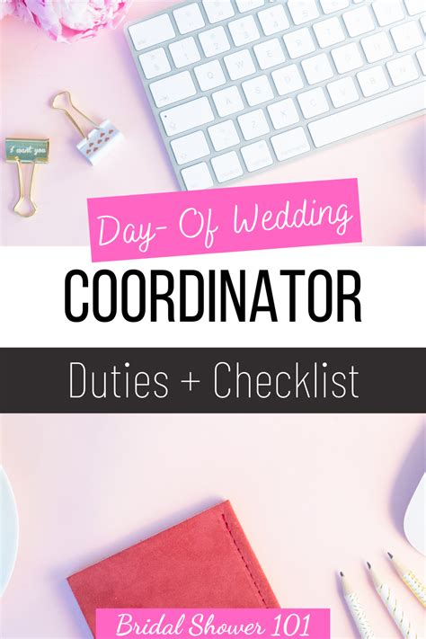 Wedding coordinator day of checklist – Artofit