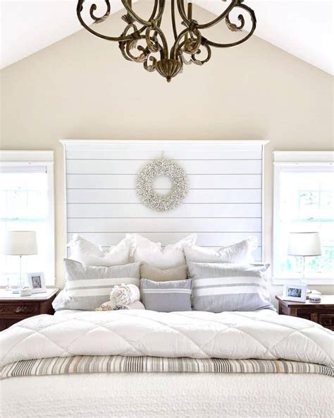 Horizontal White Shiplap Headboard Soul Lane