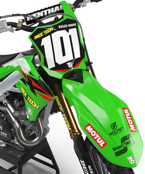 KAWASAKI WHISKEY THROTTLE GRAPHIC KIT - GREEN / BLACK – Throttle Syndicate