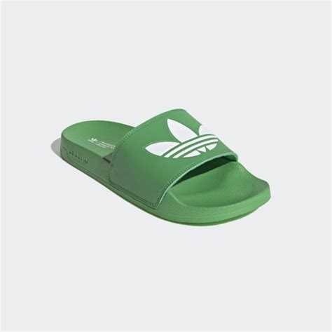 Adidas Adilette Lite Slides Green Unisex Lifestyle Adidas Us