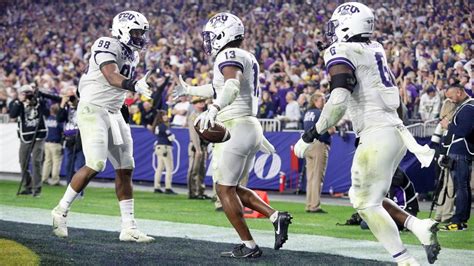 How Tcu Upset Michigan 51 45 In Fiesta Bowl To Advance To Cfp Finals