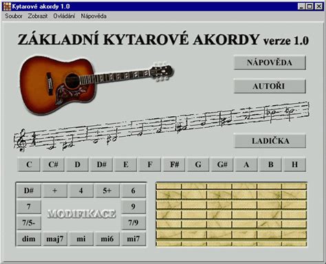 Kytarové akordy ihned zdarma ke stažení Slunečnice cz