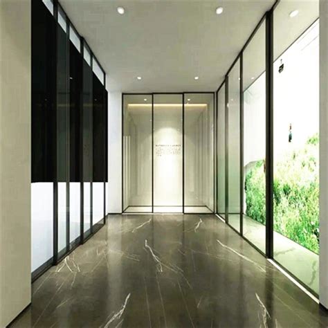 Aluminum Slim Frame Black Sliding Glass Doors Sa C M Sildiing Door