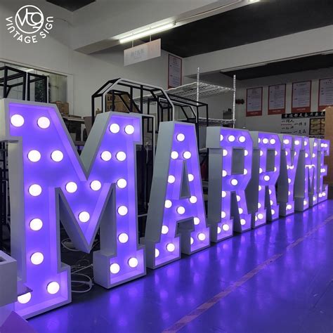 Wedding Wholesale 4FT Foot Numbers Light Up LED Marquee Letters