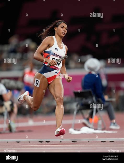 Nicole Yeargin competing in the 2020 Tokyo Olympics Stock Photo - Alamy