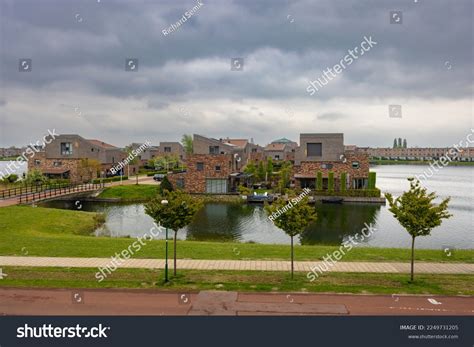 Modern Residential Architecture Houten Netherlands Stock Photo ...