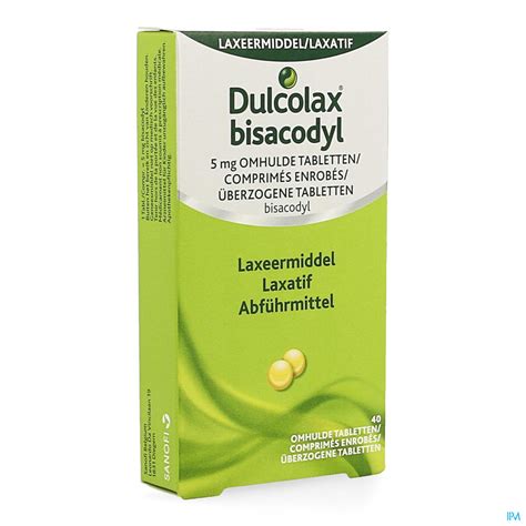 Dulcolax Bisacodyl 5 Mg 40 Drg Pharmacie Online