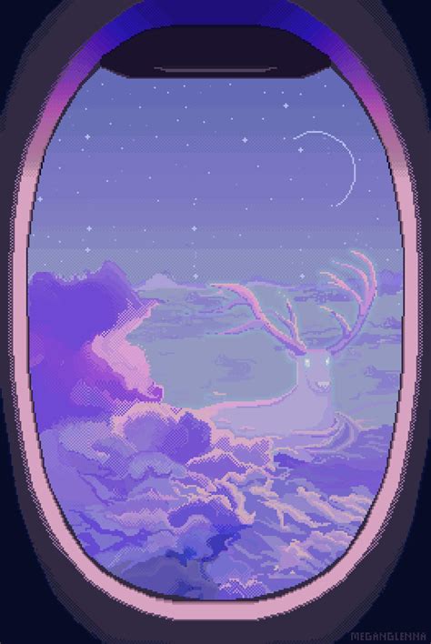 Window Seat, Me, digital/pixel art, 2019 : r/Art