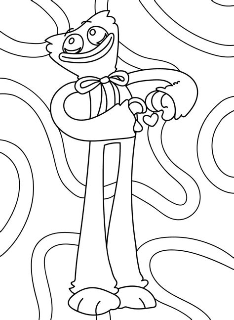 Coloriage Huggy Wuggy Gratuit Imprime Ou Colorie En Ligne