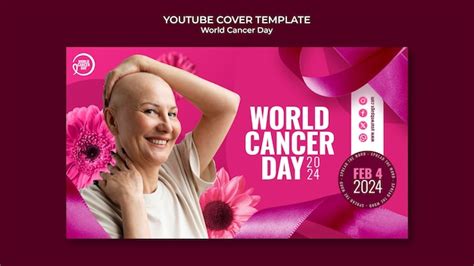 Couverture Youtube De La Journée Mondiale Du Cancer PSD Gratuite