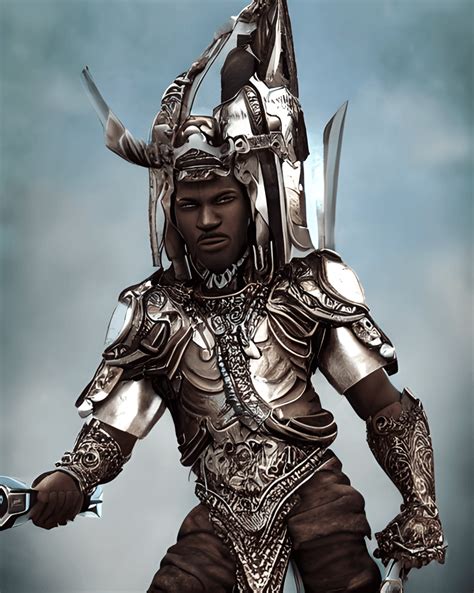 Handsome Mature Nubian Male Warrior Creative Fabrica