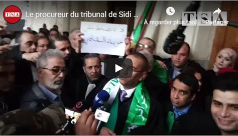 Vid O Le Procureur Du Tribunal De Sidi Mhamed Prend La Parole Pour