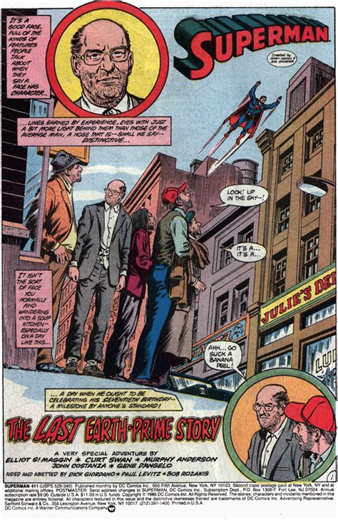 The Last Earth Prime Story Page 1 By Elliot S Maggin And Curt Swan