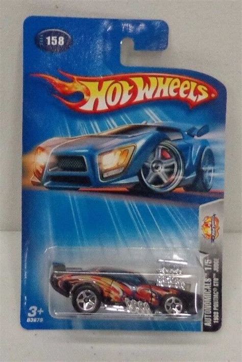 Hot Wheels Autonomicals 1 5 1969 Pontiac GTO Judge Blue Car NIB F3 EBay