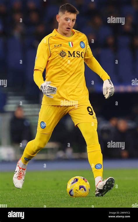 Rome Italy 28 01 2024 Pierluigi Gollini Of Napoli In Action During