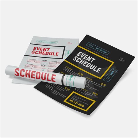 Schedule Event Poster Template Event Poster Event Poster Template Poster Template