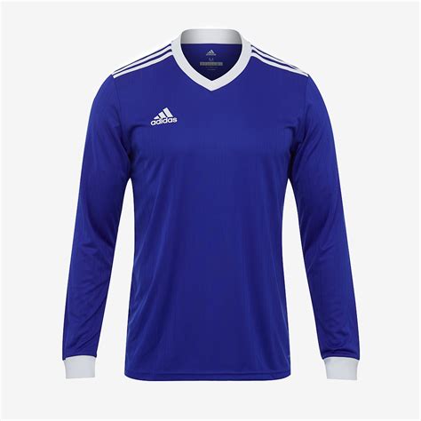 Herren Fu Ball Teamwear Adidas Tabela Shirt Langarm Bold Blau