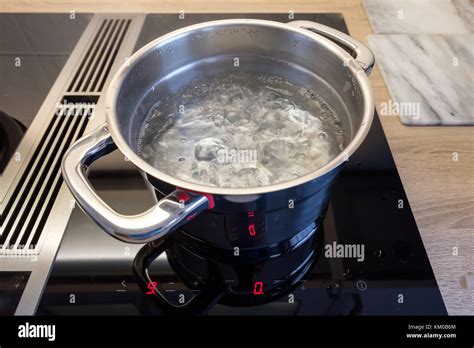 Boiling Pot On Stove