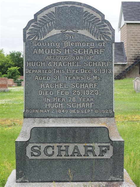 Amous Hugh Scharf 1882 1913 Homenaje De Find A Grave