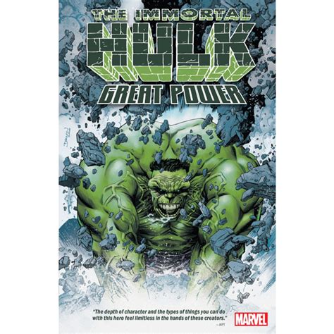 The Immortal Hulk Great Power Trade Paperback Book By Marvel Comics