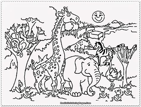 Cartoon Zoo Animals Coloring Pages at GetColorings.com | Free printable ...